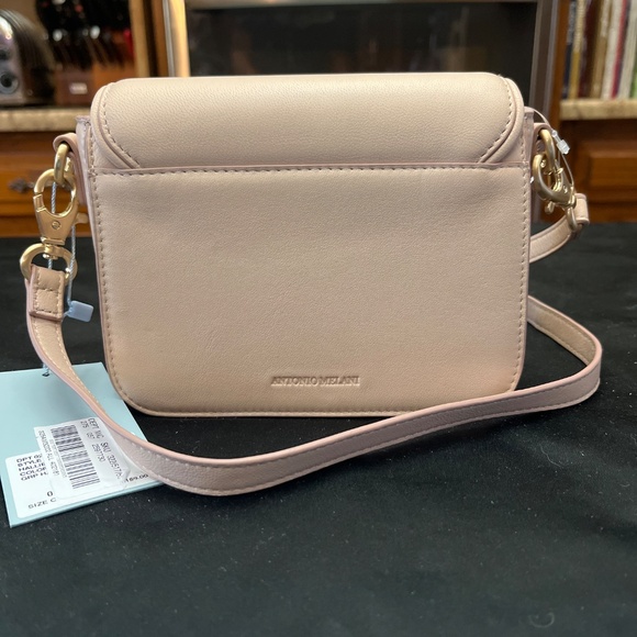 NWT Antonio Melani Hallie Crossbody Leather Bag. - Picture 9 of 15